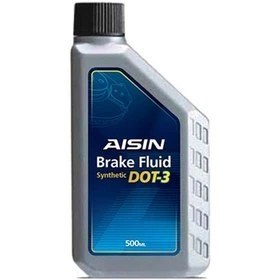 تصویر وغن ترمز آیسین DOt3 (500 میلی لیتر) ا AISIN BRAKE FLUID DOT 3 FULLY SYNTHETIC 500ML 