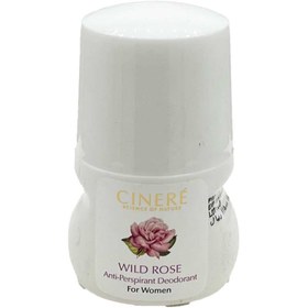 تصویر دئودورانت گیاه دم اسب واید رز زنانه 50 میلی لیتر سینره Cinere Anti Transpirant Deodorant Wild Rose Women 