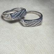تصویر حلقه مردانه نقره 