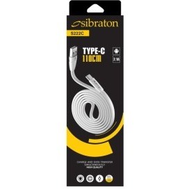 تصویر کابل شارژ تایپ سی سیبراتون مدل S222C CABLE S222 C Type-c sibraton