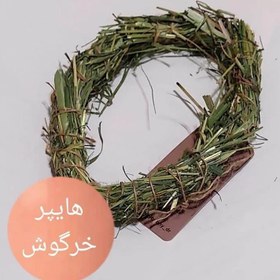 تصویر حلقه علوفه،اسباب بازی خرگوش و خوکچه جوندگان 