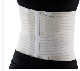 تصویر شکم بند تمام کش پل دار منفذدار کد145 پاک سمن Paksaman Elastic Abdominal Support with Soft Bar-145