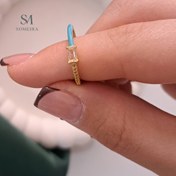 تصویر انگشتر میناکاری رنگ ثابت کد ۰۸۸ 