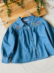 تصویر شومیز گلدار جین کد 10053 