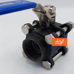 تصویر شیر گازی چهار پیچ فولادی 