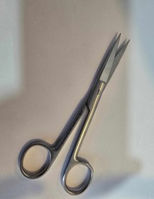 تصویر قیچی نخ استیل دو سر تیز 16 سانت 