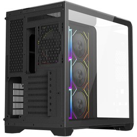 تصویر کیس کامپیوتر لاجی کی مدل C654B LogiKey C654B Mid Tower Computer Case