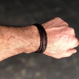 تصویر دستبند چرمی کد ۱۳ Bracelet code 13