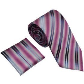 تصویر ست کراوات و دستمال جیب مردانه کد pr1010 