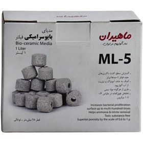 تصویر سرامیک آکواریوم ماهیران مدل Ml-5 حجم 1 لیتر 