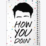 تصویر دفتر نت موسیقی 100 برگ خندالو طرح سریال فرندز Friends 