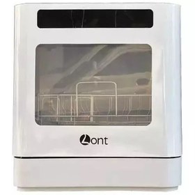 تصویر ظرفشویی رومیزی لونت 6 نفره QLK-T08 سفید QLK-T08 Lont 6Place Desktop Dishwasher 800W White