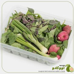 تصویر سبزی خوردن پاک شده 250 گرمی 