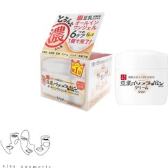 تصویر کرم‌ همه کاره 6 در 1 سانا حجم 100میل SANA Nameraka Honpo Soy Milk 6 In 1 Moisture Cream 100ml