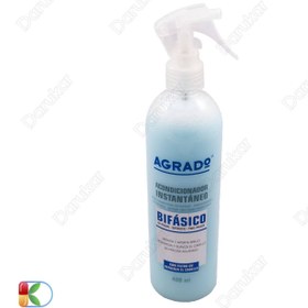 تصویر اسپری نرم کننده آگرادو دو فاز حالت دهنده فوری حجم 400 میل Agrado two-phase hair softening spray, volume 400 ml