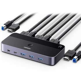 تصویر سوئیچ KVM مدل CM664 برند Ugreen 