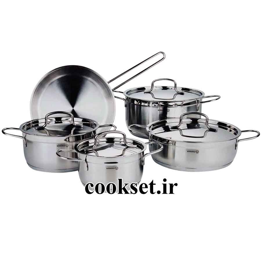 Korkmaz Alfa Cookware Set of 9 Pieces - A1660 ShoppersPk.com