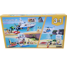 تصویر لگو CREATE کشتی 613 قطعه ای کد 11053 