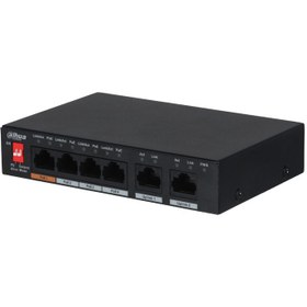 تصویر سوئیچ شبکه 4 پورت داهوا مدل PFS3006-4ET-60 Dahua PFS3006-4ET-60 4-Port Switch