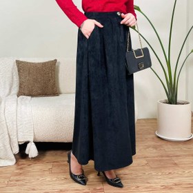 تصویر دامن مخمل کبریتی کلوش MPO 