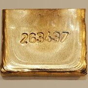 تصویر شمش طلا 100 گرمی 