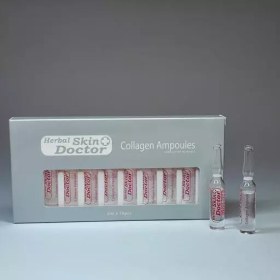 تصویر آمپول (ویال) کلاژن ساز دکتر اسکین 10 عددی مدل Collagen Ampoules 