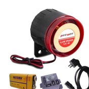 تصویر هشدار دهنده قطع برق با آژیر 