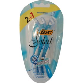 تصویر خود تراش 4 تیغ 3عددی بیک Bic Soleil Bella Scent Size 3ct