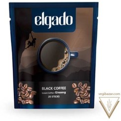 تصویر قهوه فوری الگادو حاوی جینسینگ بسته ۲۰ عددی 