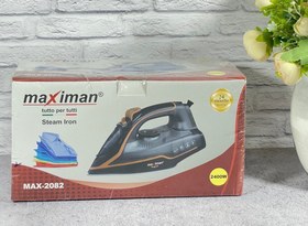 تصویر اتو بخارمشکی مکسی مدل MAX2082 مشکی 2400 وات MAXIMAN