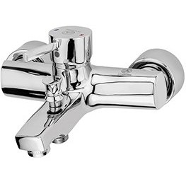 تصویر شیر حمام قهرمان مدل الماس دسته ارکیده Ghahraman Bath Faucet Chrome Almas Model