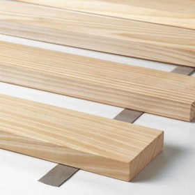 تصویر کفی تخت چوب طبیعی 