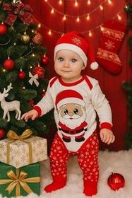 تصویر لباس یلدایی نوزادی 