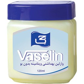 تصویر وازلین بهداشتی ویتامینه بدون بو جی jey vaseline