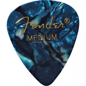 تصویر Fender Celluloid Picks 351 Ocean Turq Medium 12 Pack 