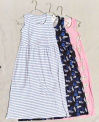 تصویر پیراهن راحتی استین حلقه ای طرح دار 