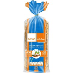 تصویر سه نان نان تست سبوس 