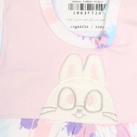 تصویر بلوز آستین بلند نوزاد دخترانه به آوران طرح رنگین کمان 