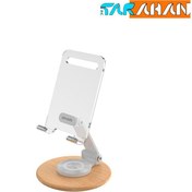 تصویر پایه موبایل تاشو پرودو مدل pd-trnsms Porodo Transparent Mobile Stand