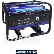 تصویر موتور برق بنزینی 3.2 کیلووات 7 اسب اگرو ماشین مدل AG3800-G 