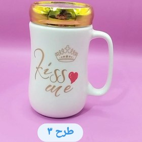 تصویر ماگ در آینه کمر باریک 