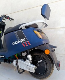 تصویر موتورسیکلت برقی (اسکوتر برقی) COVAX سفارش اروپا مدل لانچ LAUNCH رنگ آبی 