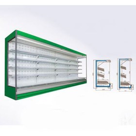 تصویر یخچال فروشگاهی میوه و سبزیجات 