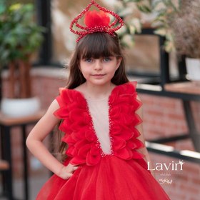 تصویر خرید لباس مجلسی و پرنسسی دخترانه | کد 37 وانیا 