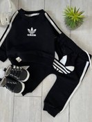 تصویر ست آدیداس مشکی نوزادی 