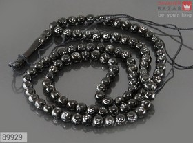 تصویر تسبیح یسر 100 دانه گرد کد 89929 