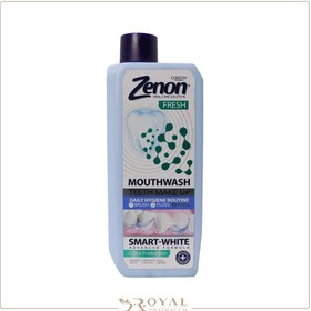 تصویر دهان شویه سفیدکننده زنون 400 میلی لیتر Zenon smart white mouthwash 400 ml