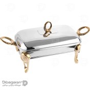 تصویر ظرف سوفله سافینوکس مدل KM207 سایز بزرگ نگین دار 