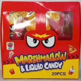 تصویر مارشمالو سیب زمینی با سس کولا 