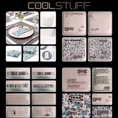 تصویر IKEA PAPER NAPKINS چهار بسته دستمال کاغذی ایکیا 